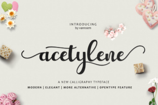 Acetylene Script: A Modern Calligraphy Font for Designers