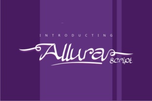 Allura Script: A Fresh Calligraphy Font for Spring Designs