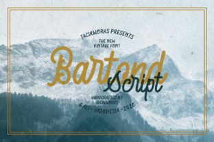 Bartond Script: A Modern Creative Font for Distinct Projects