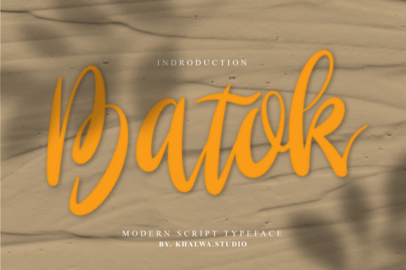 Batok Script: A Timeless Handwritten Font for Modern Brands
