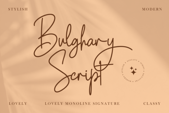 Bulghary Script: Crafting Brand Identity with Elegant Letterforms