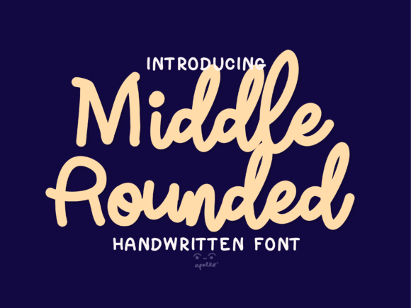 Discover Middle Rounded Script: A Font That Feels Like a Handwritten Note
