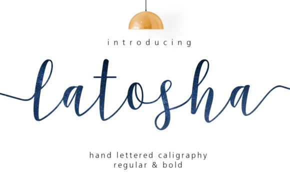 Latosha Script: A Creative Font for Authentic Design