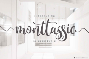 Monttassic Script: A Modern Script Font for Elegant Design
