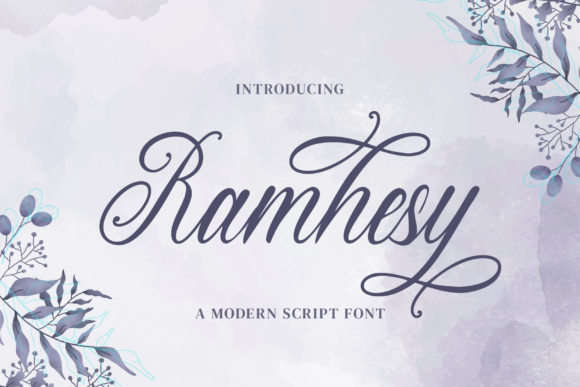 Ramhesy Script: Where Delicate Handwriting Meets Luxury Design