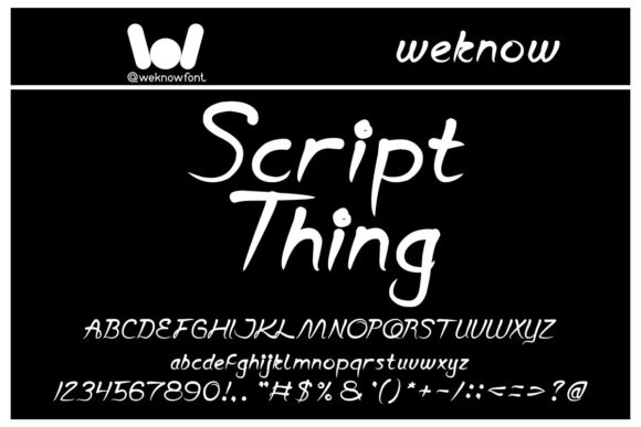 Script Thing: The Adaptable Handwritten Font for Your Creative Projects