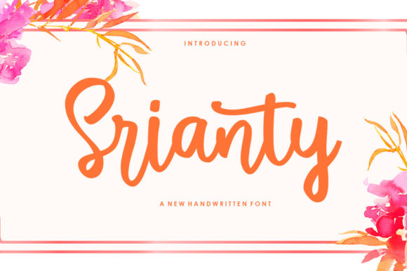 Srianty Script: Crafting Brand Identity with Elegance