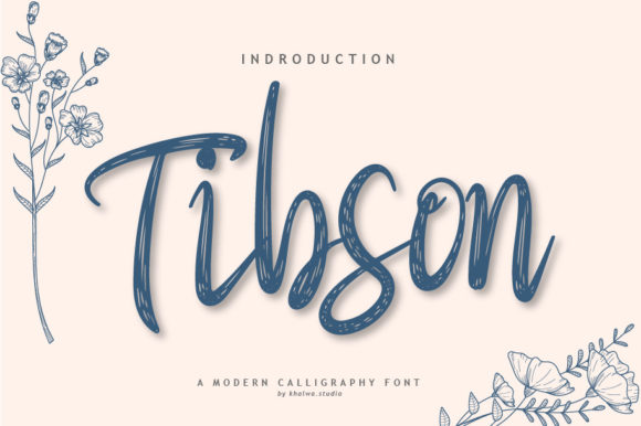 Tibson Script: Infuse Your Designs with Handwritten Warmth