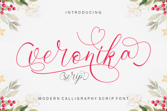 Veronika Script: The Dainty Script Font for Modern Branding