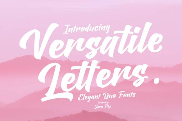 Versatile Letters Duo Script: A Modern Font for Creative Projects